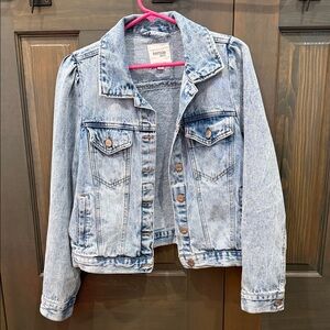 Kensie Faded Blue Denim Jacket women’s small